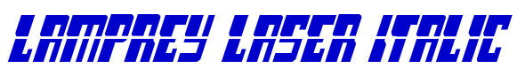 Lamprey Laser Italic フォント